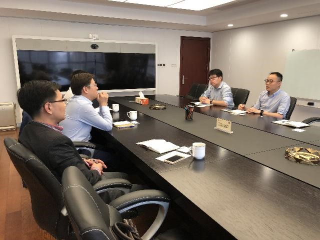 上海自贸区投资基金到访公司洽谈合作